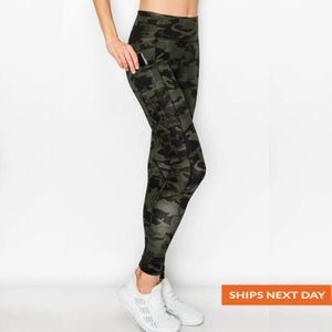 Crisscross Detail Pocket Legging - Pocket Leggings - Leggings - Tights